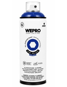 SPRAY WEPRO BASE DISOLVENTE RAL 5010 AZUL KLEIN 400ml