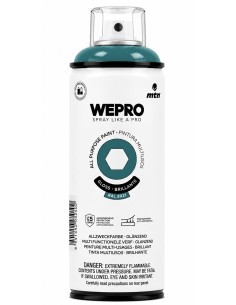 SPRAY WEPRO BASE DISOLVENTE RAL 5021 AZUL ATLANTIS 400ml