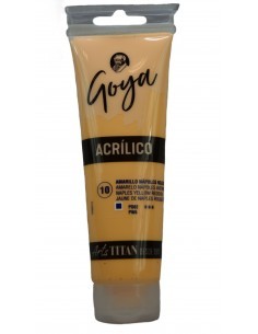 ACRÍLICO GOYA ESTUDIO 10 AMARILLO NÁPOLES ROJIZO 125ml (oferta)