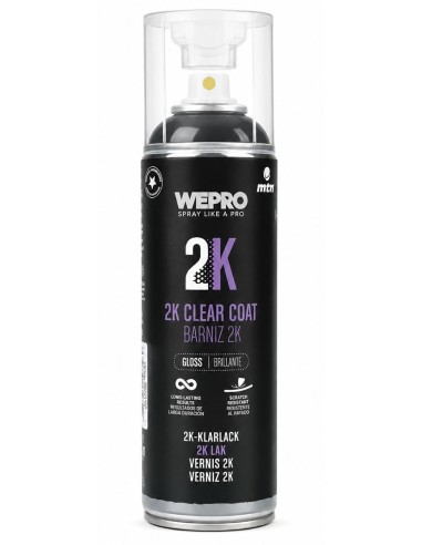 SPRAY 2K BARNIZ BRILLO 400ml MONTANA (envase nuevo)