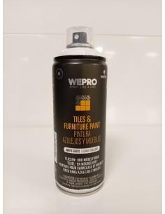 SPRAY PINTURA AZULEJOS Y MUEBLES BRILLANTE BLANCO 400ml (MTN)