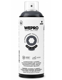 SPRAY WEPRO BASE DISOLVENTE RAL 7016 GRIS APOLO  400ml