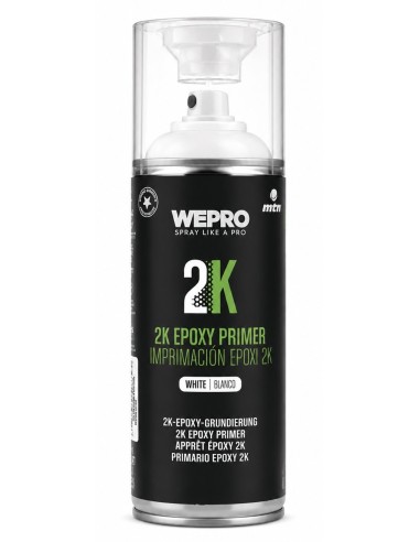 SPRAY 2K IMPRIMACIÓN EPOXI BLANCO  400ml MONTANA