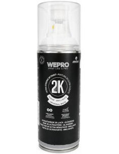SPRAY 2K BRILLO BLANCO RAL 9010 400ml MONTANA