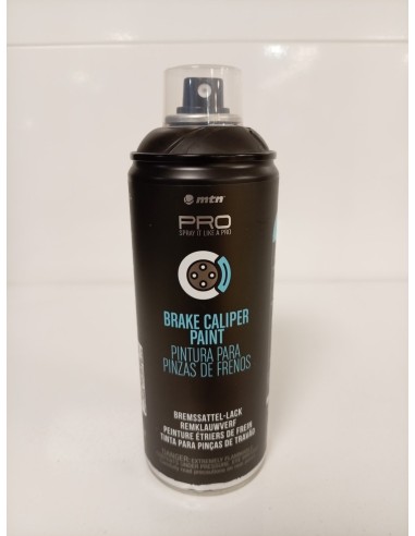 SPRAY PINZAS DE FRENO NEGRO SATINADO 400ml (Montana)
