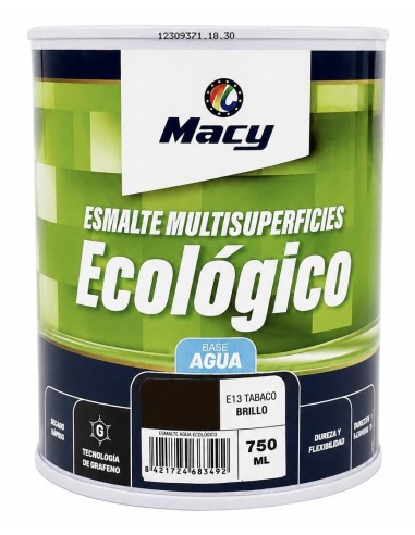 ESMALTE ECOLÓGICO BRILLO TABACO E18 750ml (Macy)