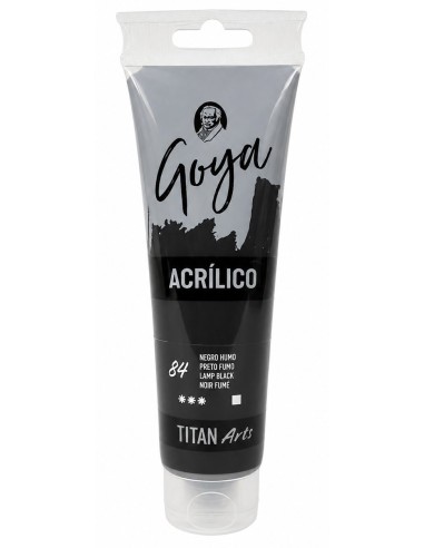 ACRÍLICO GOYA ESTUDIO 84 NEGRO HUMO 125ml