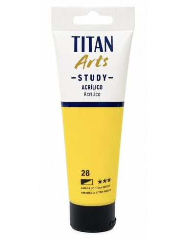 ACRÍLICO STUDY AMARILLO MEDIO Nº28 120ml