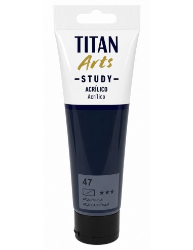 ACRÍLICO STUDY AZUL PRUSIA Nº47 120ml (Titán Arts)