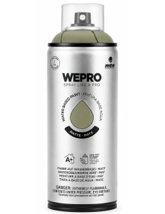 SPRAY WEPRO BASE AGUA MATE VERDE CAMUFLAJE 400ml