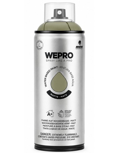 SPRAY WEPRO BASE AGUA MATE VERDE CAMUFLAJE 400ml