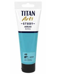 ACRÍLICO STUDY AZUL TURQUESA Nº48 120ml (Titán Arts)