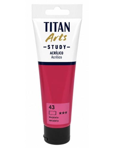 ACRÍLICO STUDY MAGENTA Nº43 120ml (Titán Arts)