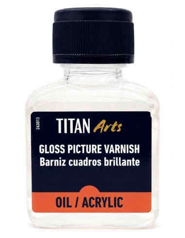 BARNIZ CUADROS BRILLANTE 100ml Arts Titán