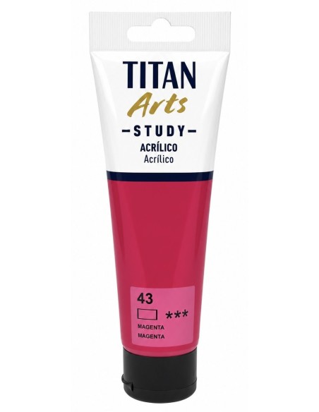 ACRÍLICO STUDY MAGENTA Nº43 120ml (Titán Arts)