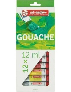 CAJA TÉMPERA GOUACHE 12x12ml TALENS Ref.9021612M