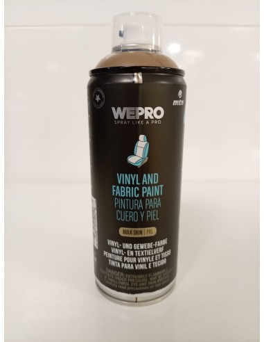 SPRAY VINILO PARA CUERO Y PIEL COLOR PIEL 400ML (Montana)