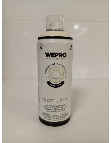 SPRAY WEPRO BASE DISOLVENTE 0940 MATE BLANCO MOZZARELLA 400ml