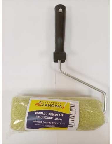 RODILLO HILO VERDE 22 cm (canto redondeado) ref.42822 JEIVSA