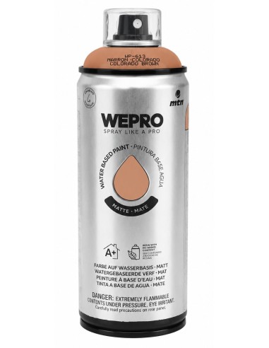 SPRAY WEPRO BASE AGUA MATE MARRÓN COLORADO 400ml