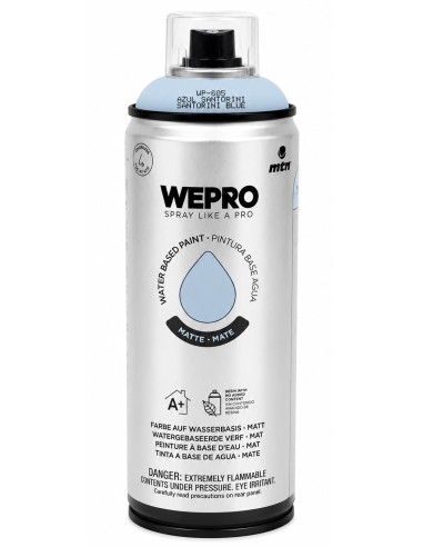 SPRAY WEPRO BASE AGUA MATE AZUL SANTORINI 400ml