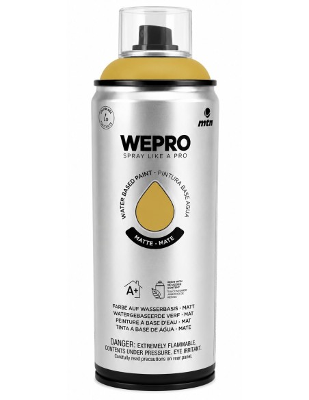 SPRAY WEPRO BASE AGUA MATE AMARILLO GOBI 400ml
