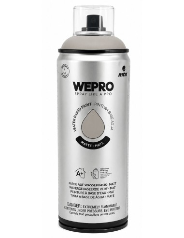 SPRAY WEPRO BASE AGUA MATE GRIS BROOKLYN 400ml