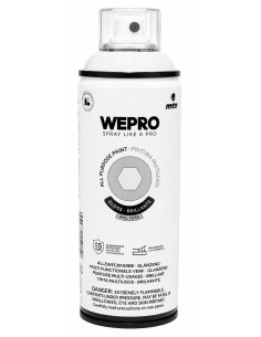 SPRAY WEPRO BASE DISOLVENTE RAL 7035 GRIS ALASKA  400ml