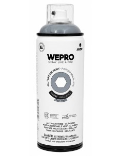 SPRAY WEPRO BASE DISOLVENTE RAL 7040 GRIS FIORDO  400ml