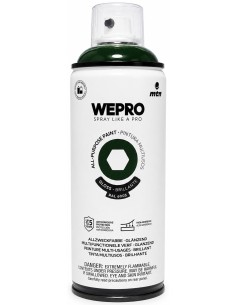 SPRAY WEPRO BASE DISOLVENTE RAL 6005 VERDE HOBBIT 400ml