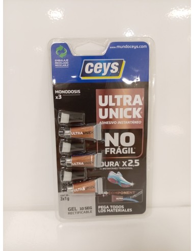 ULTRAUNICK GEL MONODOSIS 3 x 1 gr CEYS