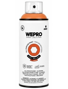SPRAY WEPRO BASE DISOLVENTE RAL 2003 NARANJA MARRAKECHS 400ml