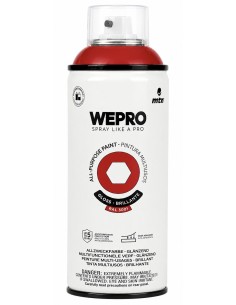 SPRAY WEPRO BASE DISOLVENTE RAL 3001 ROJO SEXY 400ml