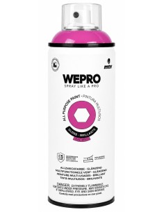SPRAY WEPRO BASE DISOLVENTE RAL 4010 MAGENTA PSICODELIA 400ml