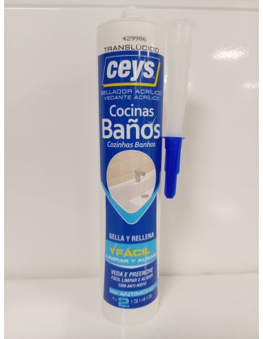 SELLADOR COCINAS Y BAÑOS TRANSLUCIDO 280 ml CEYS