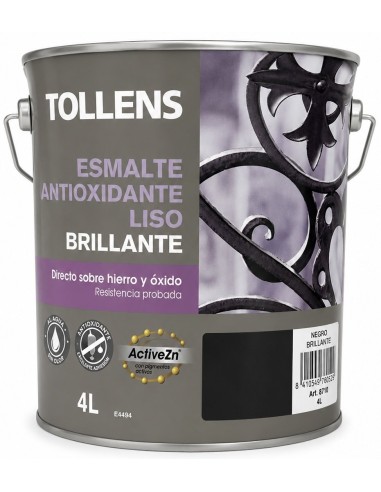 ESMALTE ANTIOXIDANTE LISO BRILLO NEGRO 4lt (Revetón)