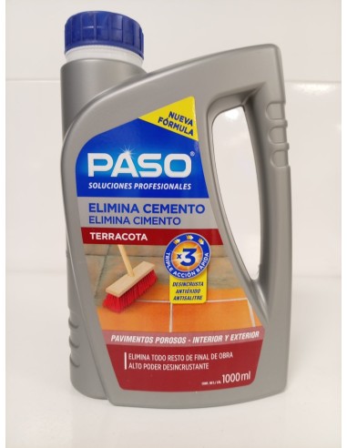 ELIMINA CEMENTO TERRACOTA 1000 ml PASO