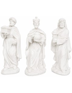 FIGURAS ESCAYOLA JUEGO 3 REYES 28cm