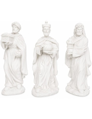 FIGURAS ESCAYOLA JUEGO 3 REYES 28cm