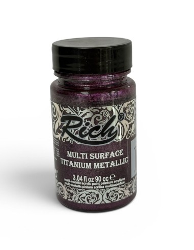 PINTURA MULTISUPERFICIE TITANIUM METALIZADO ANTIQUE PLUM Nº1734 (Rich)