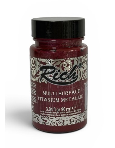 PINTURA MULTISUPERFICIE TITANIUM METALIZADO BURGUNDY Nº4398 (Rich)
