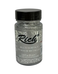 PINTURA MULTISUPERFICIE TITANIUM METALIZADO SILVER Nº1445 (Rich)