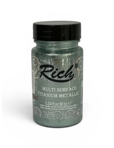 PINTURA MULTISUPERFICIE TITANIUM METALIZADO VERDE AGUA Nº4399 (RIch)