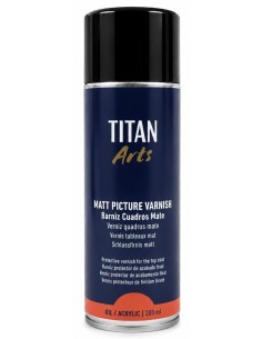 SPRAY BARNIZ CUADROS MATE 200ml Arts Titán