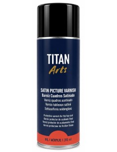 SPRAY BARNIZ CUADROS SATINADO 200ml Arts Titán