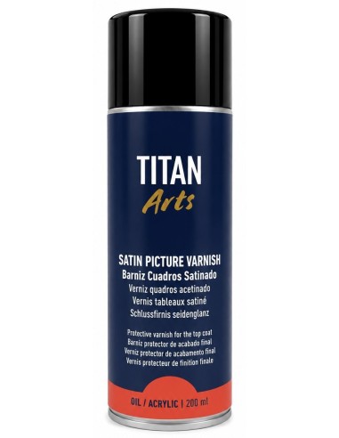 SPRAY BARNIZ CUADROS SATINADO 200ml Arts Titán