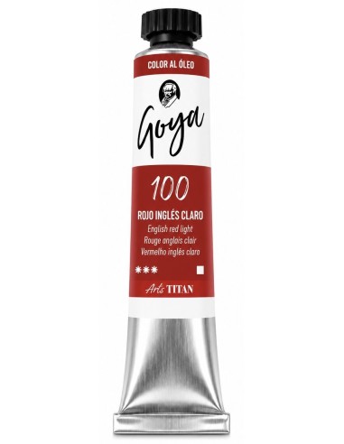 ÓLEO GOYA100 ROJO INGLÉS CLARO 20ml