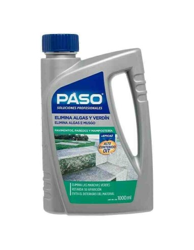 ELIMINA ALGAS Y VERDÍN 1000 ml PASO