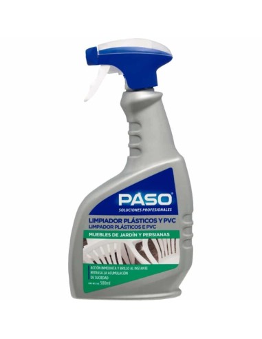 LIMPIADOR PLÁSTICOS Y PVC 500 ml PASO