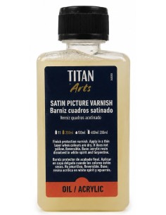BARNIZ CUADROS SATINADO 250ml Arts Titán